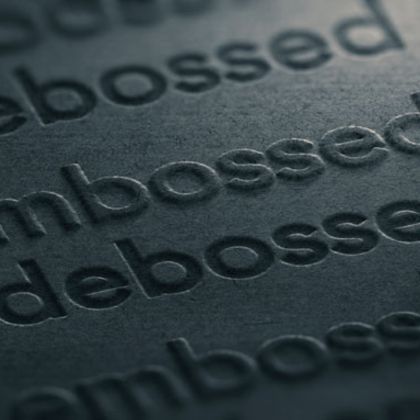 Embossing